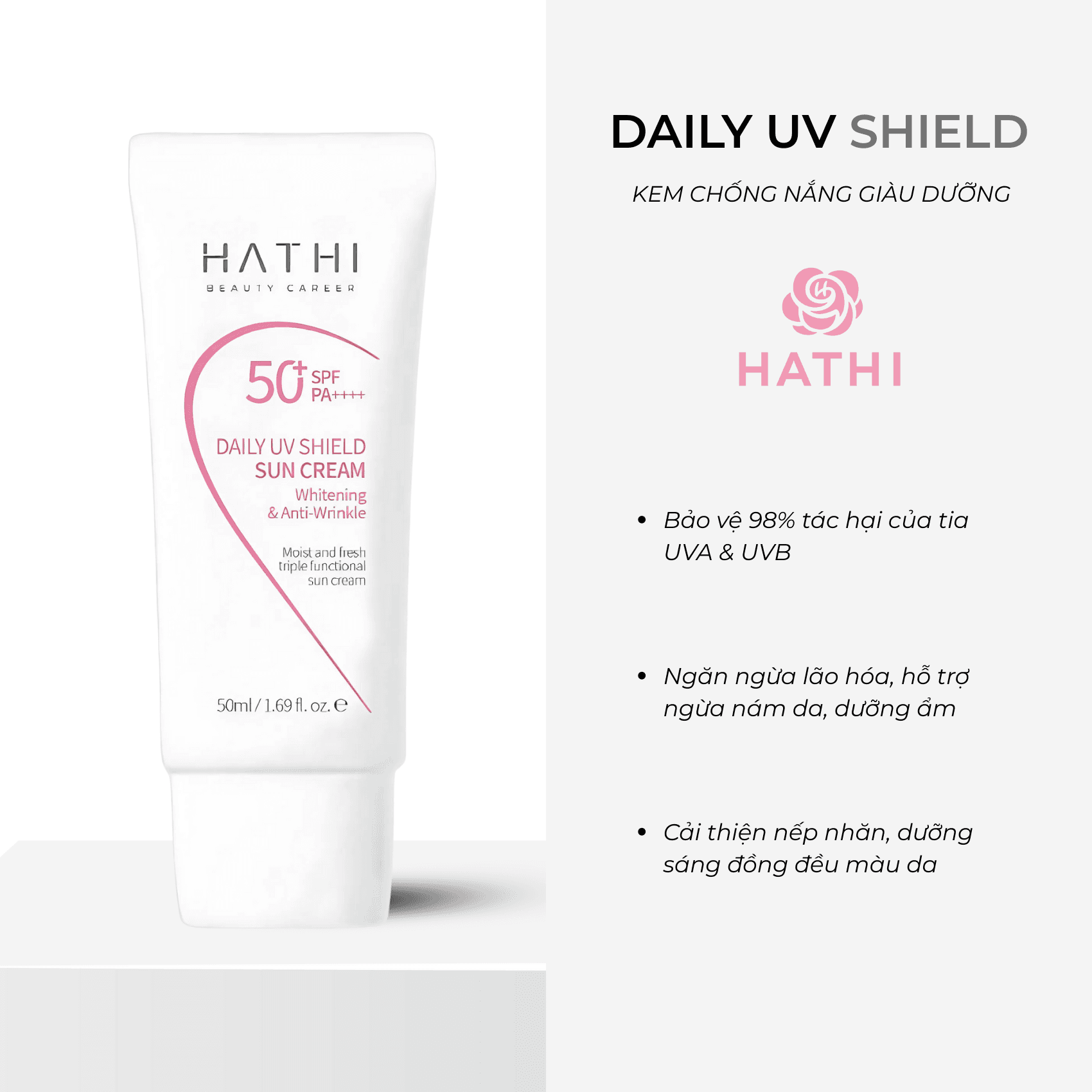 kem chống nắng giàu dưỡng SPF 50+