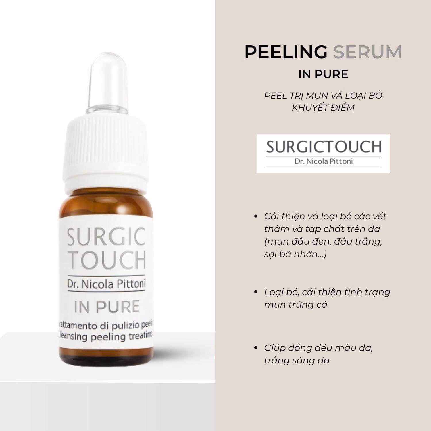 Peel mụn và loại bỏ khuyết điểm